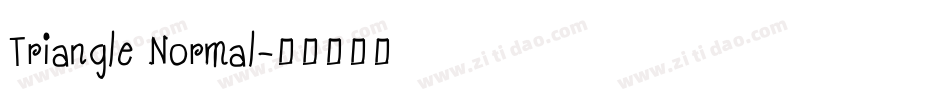 Triangle Normal字体转换